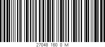 Código de barras (EAN, GTIN, SKU, ISBN): '27048_160_0_M'