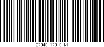 Código de barras (EAN, GTIN, SKU, ISBN): '27048_170_0_M'