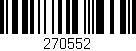 Código de barras (EAN, GTIN, SKU, ISBN): '270552'