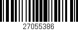 Código de barras (EAN, GTIN, SKU, ISBN): '27055386'