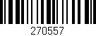 Código de barras (EAN, GTIN, SKU, ISBN): '270557'