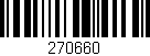 Código de barras (EAN, GTIN, SKU, ISBN): '270660'