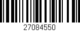 Código de barras (EAN, GTIN, SKU, ISBN): '27084550'