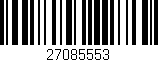 Código de barras (EAN, GTIN, SKU, ISBN): '27085553'