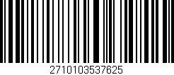 Código de barras (EAN, GTIN, SKU, ISBN): '2710103537625'