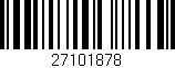 Código de barras (EAN, GTIN, SKU, ISBN): '27101878'