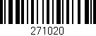 Código de barras (EAN, GTIN, SKU, ISBN): '271020'