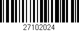 Código de barras (EAN, GTIN, SKU, ISBN): '27102024'