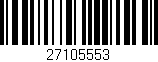 Código de barras (EAN, GTIN, SKU, ISBN): '27105553'
