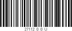 Código de barras (EAN, GTIN, SKU, ISBN): '27112_0_0_U'