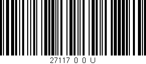 Código de barras (EAN, GTIN, SKU, ISBN): '27117_0_0_U'