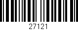 Código de barras (EAN, GTIN, SKU, ISBN): '27121'