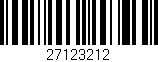 Código de barras (EAN, GTIN, SKU, ISBN): '27123212'