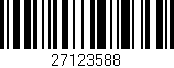 Código de barras (EAN, GTIN, SKU, ISBN): '27123588'