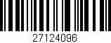 Código de barras (EAN, GTIN, SKU, ISBN): '27124096'