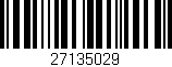 Código de barras (EAN, GTIN, SKU, ISBN): '27135029'