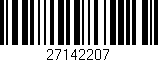 Código de barras (EAN, GTIN, SKU, ISBN): '27142207'