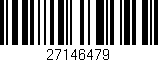 Código de barras (EAN, GTIN, SKU, ISBN): '27146479'