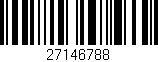 Código de barras (EAN, GTIN, SKU, ISBN): '27146788'