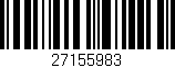 Código de barras (EAN, GTIN, SKU, ISBN): '27155983'