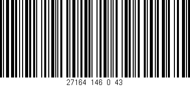 Código de barras (EAN, GTIN, SKU, ISBN): '27164_146_0_43'