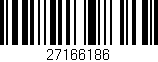 Código de barras (EAN, GTIN, SKU, ISBN): '27166186'