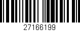 Código de barras (EAN, GTIN, SKU, ISBN): '27166199'