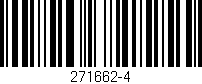 Código de barras (EAN, GTIN, SKU, ISBN): '271662-4'