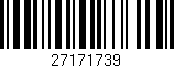 Código de barras (EAN, GTIN, SKU, ISBN): '27171739'