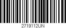 Código de barras (EAN, GTIN, SKU, ISBN): '2719112UN'