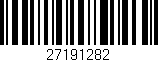 Código de barras (EAN, GTIN, SKU, ISBN): '27191282'