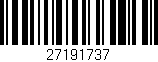 Código de barras (EAN, GTIN, SKU, ISBN): '27191737'