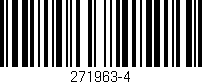 Código de barras (EAN, GTIN, SKU, ISBN): '271963-4'