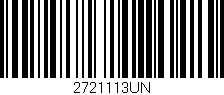 Código de barras (EAN, GTIN, SKU, ISBN): '2721113UN'