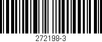 Código de barras (EAN, GTIN, SKU, ISBN): '272198-3'