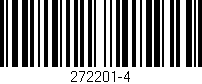 Código de barras (EAN, GTIN, SKU, ISBN): '272201-4'