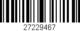 Código de barras (EAN, GTIN, SKU, ISBN): '27229467'