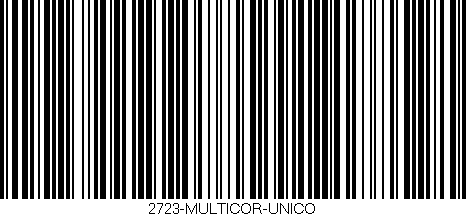Código de barras (EAN, GTIN, SKU, ISBN): '2723-MULTICOR-UNICO'