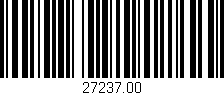 Código de barras (EAN, GTIN, SKU, ISBN): '27237.00'