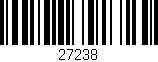 Código de barras (EAN, GTIN, SKU, ISBN): '27238'