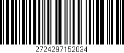 Código de barras (EAN, GTIN, SKU, ISBN): '2724297152034'