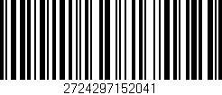 Código de barras (EAN, GTIN, SKU, ISBN): '2724297152041'