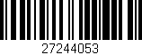 Código de barras (EAN, GTIN, SKU, ISBN): '27244053'