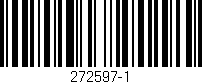 Código de barras (EAN, GTIN, SKU, ISBN): '272597-1'
