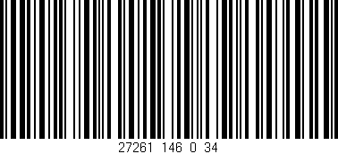 Código de barras (EAN, GTIN, SKU, ISBN): '27261_146_0_34'