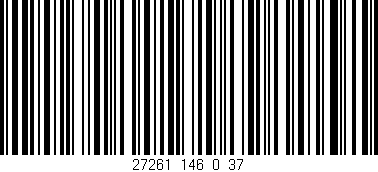 Código de barras (EAN, GTIN, SKU, ISBN): '27261_146_0_37'
