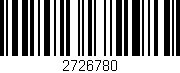 Código de barras (EAN, GTIN, SKU, ISBN): '2726780'