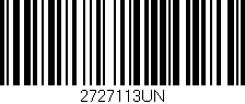Código de barras (EAN, GTIN, SKU, ISBN): '2727113UN'