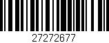 Código de barras (EAN, GTIN, SKU, ISBN): '27272677'
