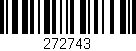 Código de barras (EAN, GTIN, SKU, ISBN): '272743'